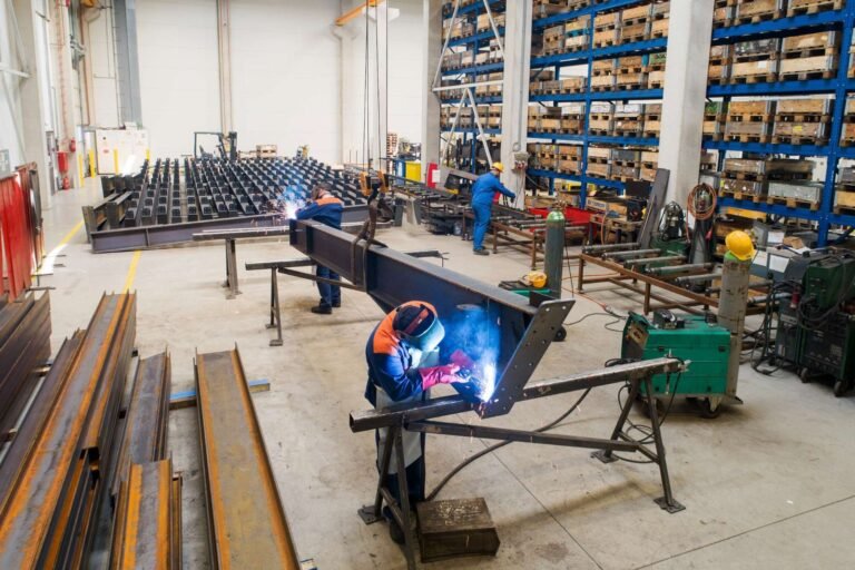 Stahlrahmenfertigung